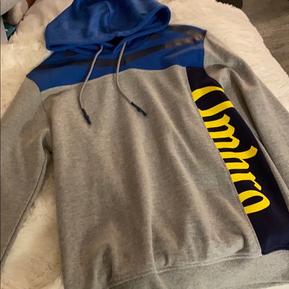 Umbro Other - Grey Umbro Premier Hoodie w/ blue and yellow
